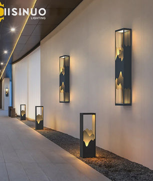 Moderne LED Buiten Wandlamp Waterdicht - Stijlvolle Verlichting voor Tuin en Terras