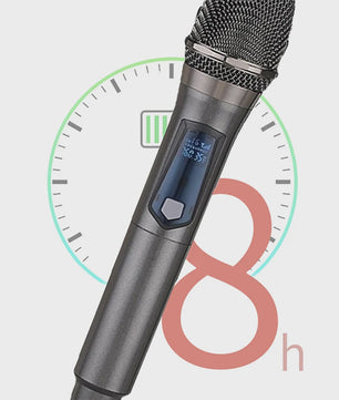 Draadloze UHF Microfoon Set - 2 Handheld Microfoons voor Karaoke, Feest, Presentatie & Vergadering