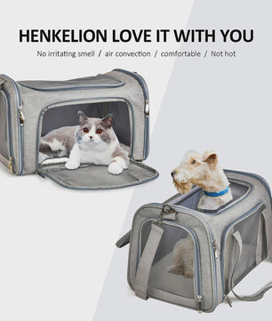 Draagbare Reistas voor Hond en Kat - Airline Approved Reismand