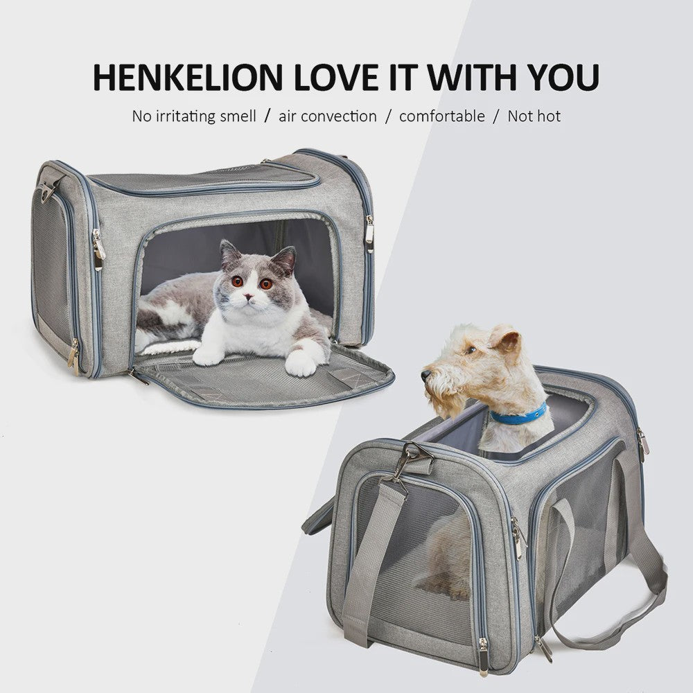 Draagbare Reistas voor Hond en Kat - Airline Approved Reismand