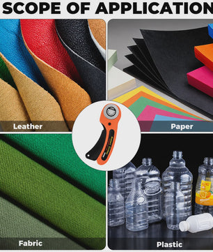 Complete Naaiset met Rolmes, Snijmat, Stoffenschaar, Clips, Spelden & Opbergtas - Professionele Quiltset voor DIY Knutselprojecten