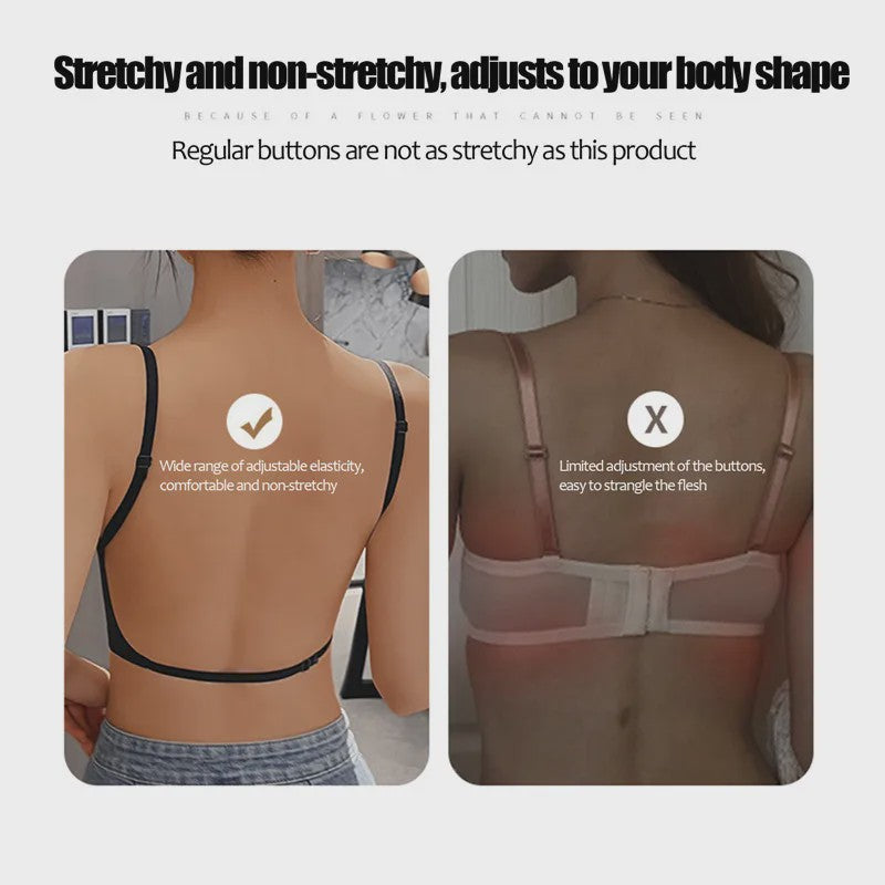 Onzichtbare Push-Up BH met Diepe U-Hals en Strapless Optie - Perfect voor Jurken