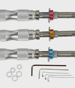 3-delige Tubular Lock Pick Set - Roestvrij Staal - 7-Pin Sloten
