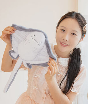 Kawaii Zee-Rog Knuffel - Zacht Pluche Speelgoed (35/42cm) - Perfect Cadeau