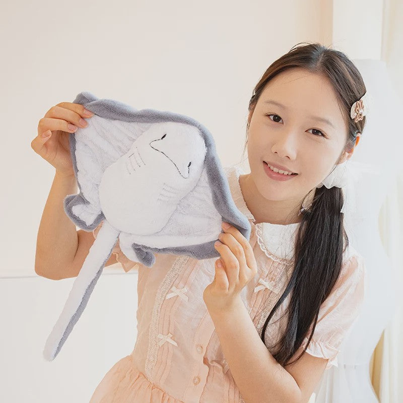 Kawaii Zee-Rog Knuffel - Zacht Pluche Speelgoed (35/42cm) - Perfect Cadeau