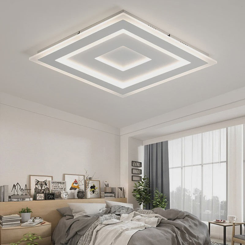 Moderne Ultradunne Acryl LED Plafondlamp - Sfeervolle Verlichting voor Woonkamer & Slaapkamer
