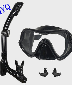 Professionele Duikset: Duikbril met Snorkel voor Zwemmen en Duiken