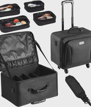 Professionele Make-up Koffer met Isolatie | Waterdicht & Duurzaam Oxford Stof