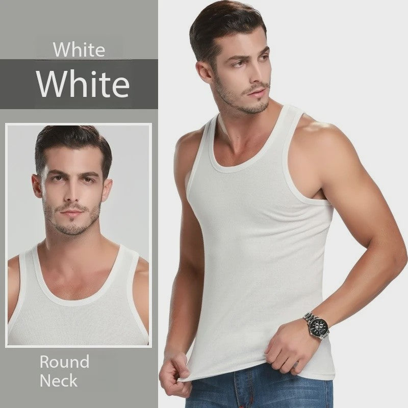Luxe Heren Tanktop van Ademend Katoen - Zomer & Sport