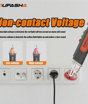 Contactloze Spanningsdetector Pen 12-1000V - AC Spanning Tester & Breukpuntzoeker