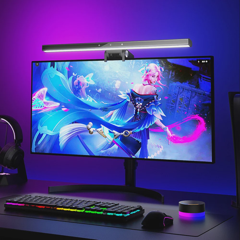 BlitzWolf BW-CML6 RGB Monitor Lamp met Draadloze Afstandsbediening - Stepless Dimming