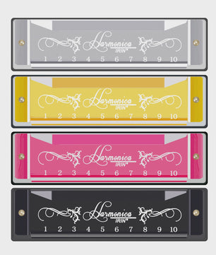 Professionele 10-Gats Mondharmonica in C-Toon met Beschermhoes - Ideaal voor Beginners