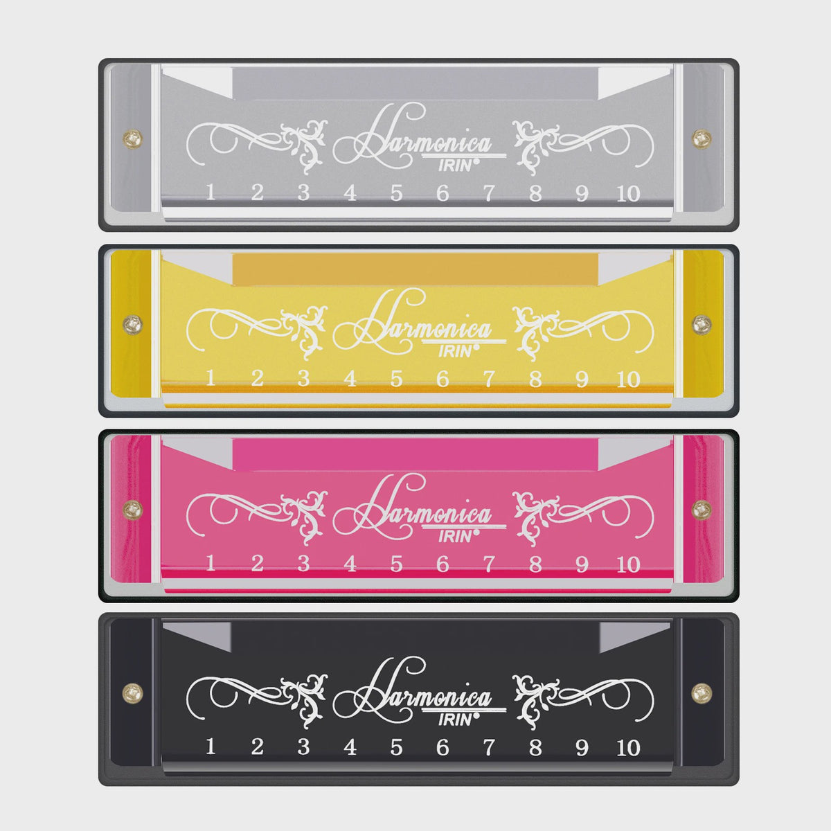Professionele 10-Gats Mondharmonica in C-Toon met Beschermhoes - Ideaal voor Beginners