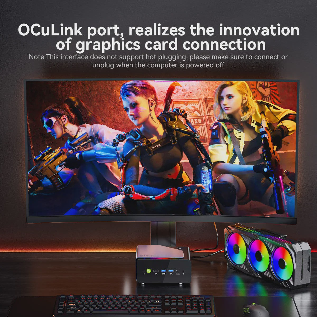 GMKtec K12 Mini PC: Krachtige AMD Ryzen 7 8745HS, Oculink, WiFi 6E