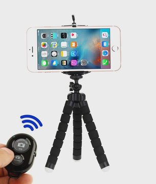 Flexibele Octopus Tripod voor Smartphone & Camera met Afstandsbediening