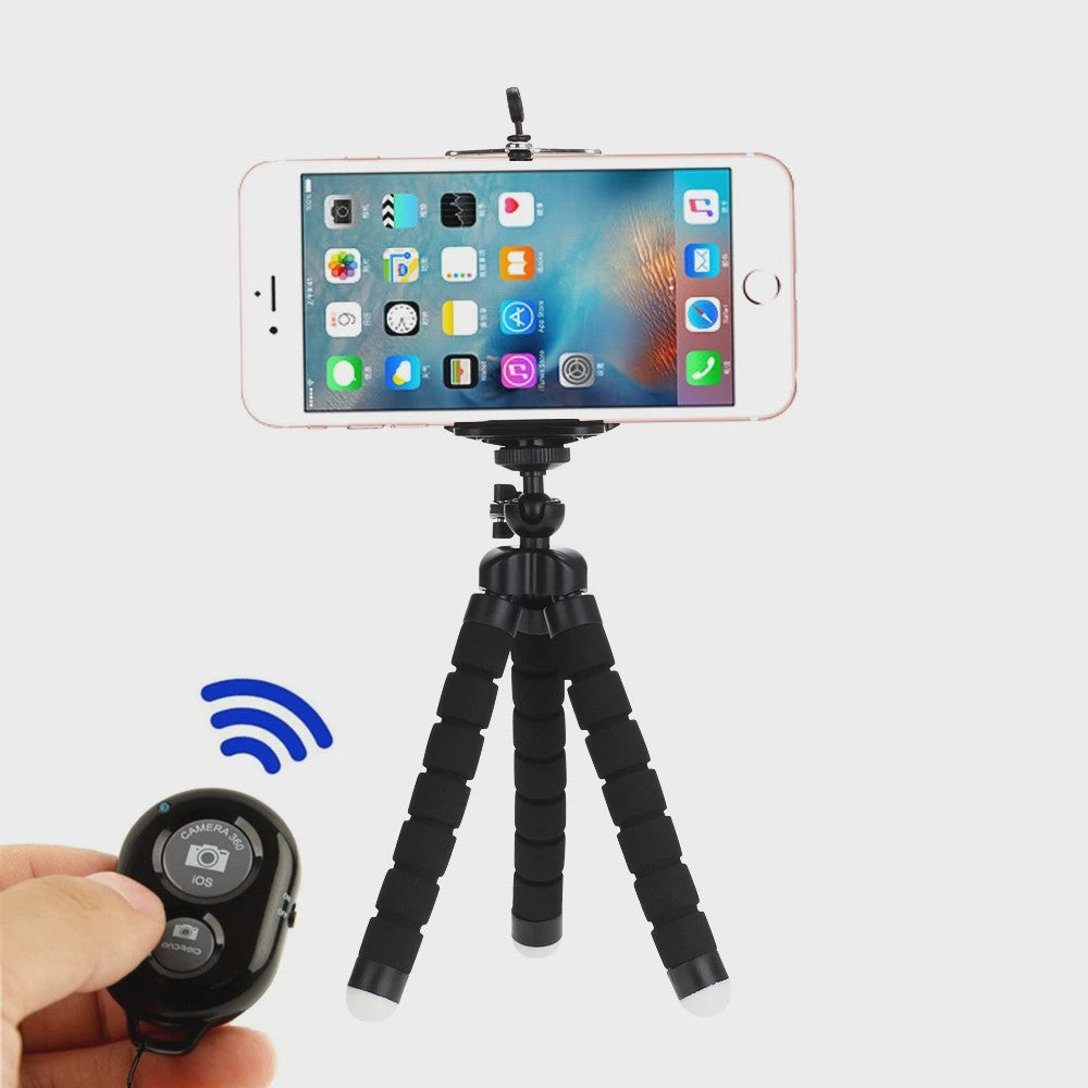 Flexibele Octopus Tripod voor Smartphone & Camera met Afstandsbediening