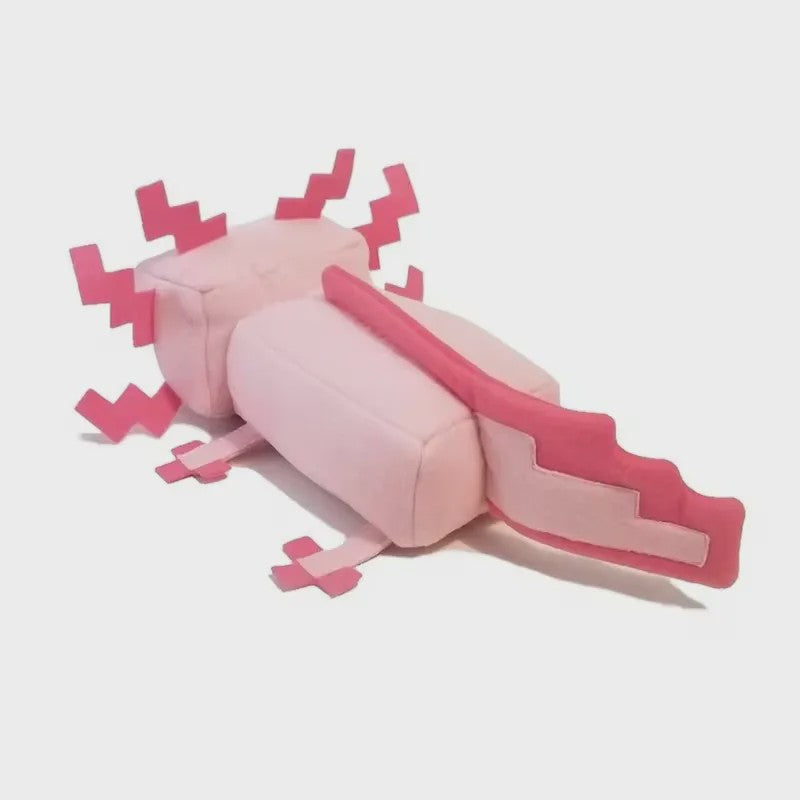 Zachte Axolotl Pluche Knuffel - Minecraft-geïnspireerde Poppen voor Kinderen