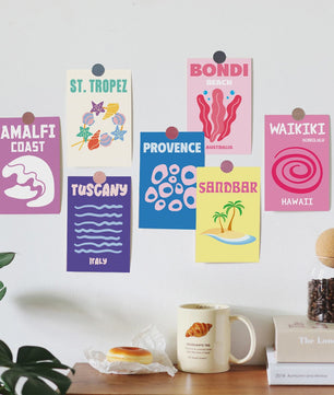50 Stuks Reispostkaarten Set - Decoratie voor Fotowand, Feest & Album