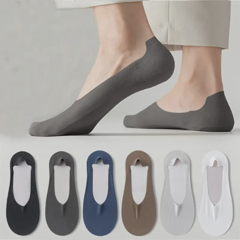 5 Paar Heren Sneakersokken van Katoen - Ademend, Zweetabsorberend & Anti-slip