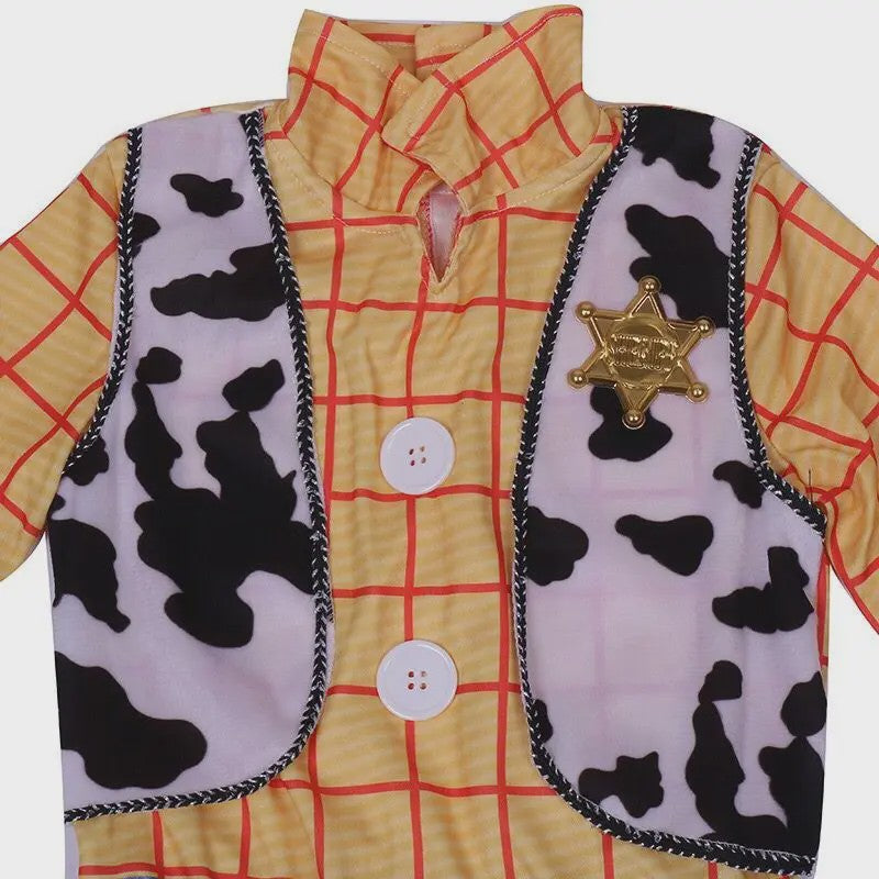 Kinder Cowboy Kostuum - Speelgoedkarakter Outfit voor Feestjes en Halloween