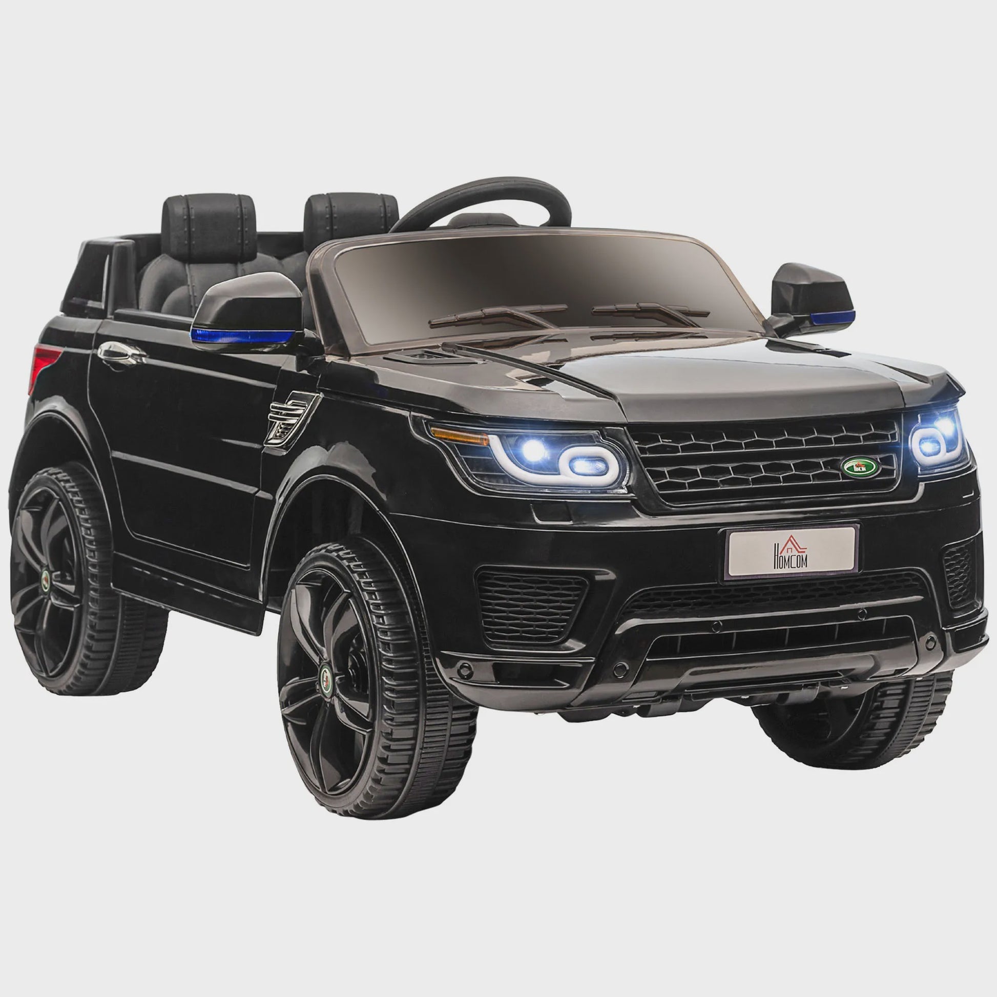 Elektrische Kinderauto met Afstandsbediening - 12V, 2 Motoren, Zwart (3-6 Jaar)