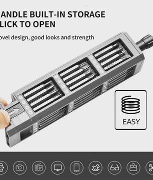 Precisie Schroevendraaierset 32/43/46-in-1: Magnetisch, Multifunctioneel Reparatiegereedschap