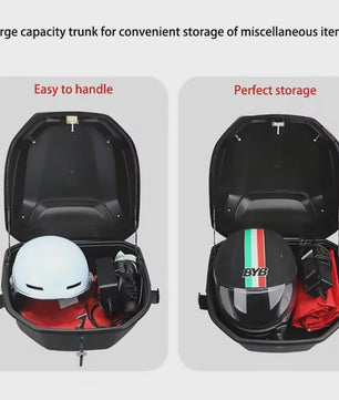 Motor Scooter Topkoffer - Grote Waterdichte Opbergbox met Slot