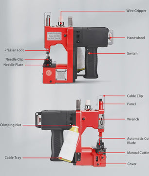 Professionele Elektrische Naaimachine Gk9-520 - Snel, Draagbaar en Krachtig voor Industriële Toepassingen