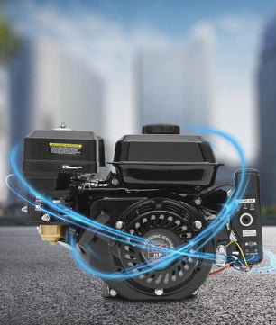 Krachtige 7.5HP 4-Takt Benzinemotor (212cc) met Elektrische Start & 3600 RPM - Industriële Kwaliteit Go-Kart Motor