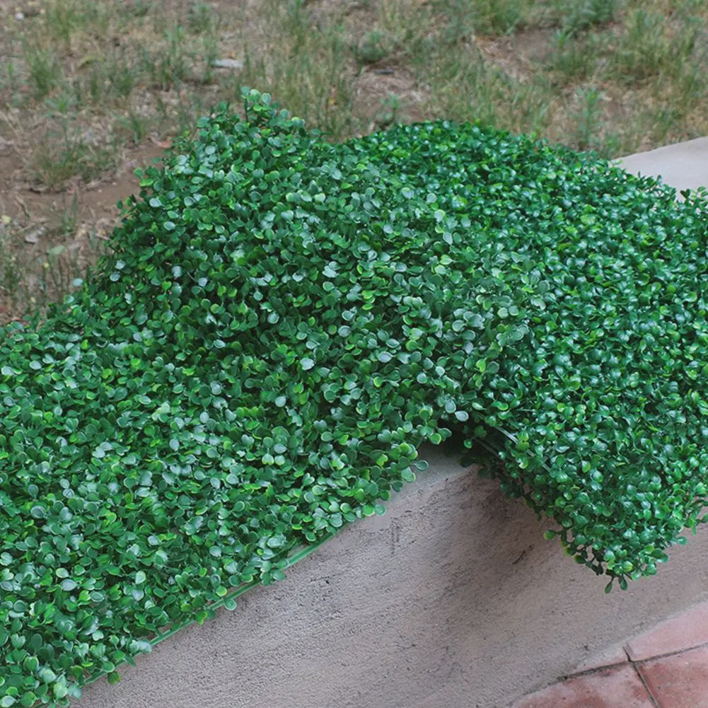 Kunstplant Muur 40x60cm - Realistische Groene Bladpanelen voor Tuin & Decoratie