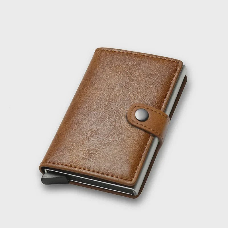 Luxe RFID Card Holder Portemonnee Heren - Slim & Veilig PU Leer