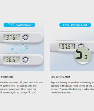 Digitale Medische Thermometer & Vinger Pulse Oximeter - Betrouwbare Lichaamstemperatuur & Zuurstofmeting
