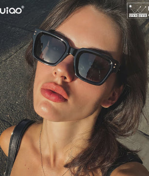 Luxe Designer Zonnebril Heren - Vierkant Model met UV400 Bescherming