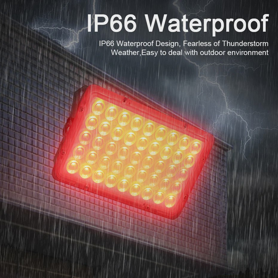RGB LED Buitenlamp Floodlight 50W/100W/200W - Waterdicht IP66 - Tuin & Straatverlichting