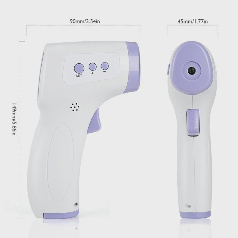 Contactloze Infrarood Koortsthermometer - Snel & Digitaal voor Baby's en Volwassenen