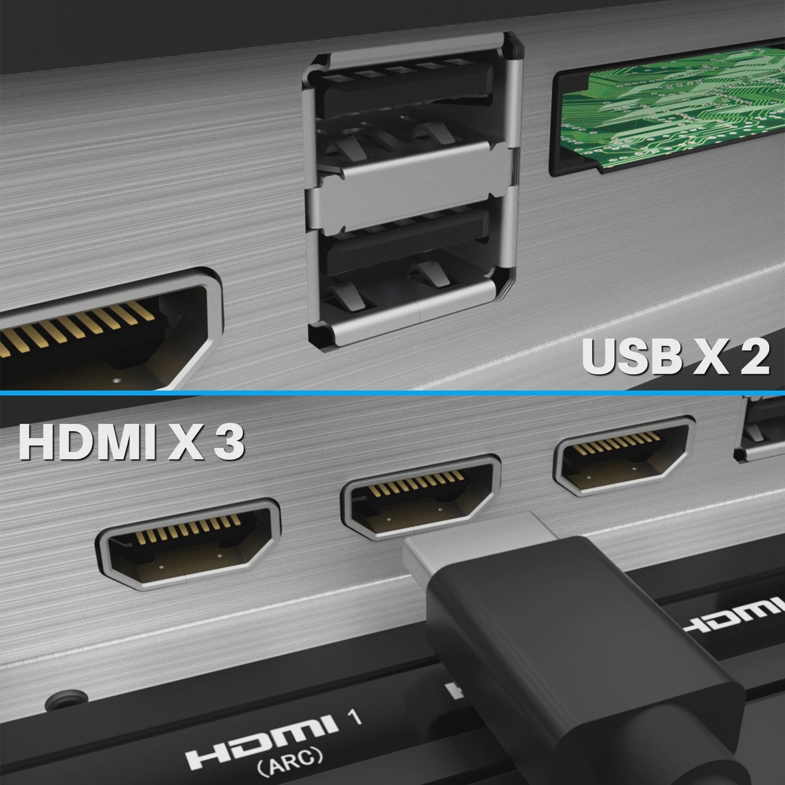 HKC 40-inch Full HD TV met Dolby Audio en Metalen Afwerking