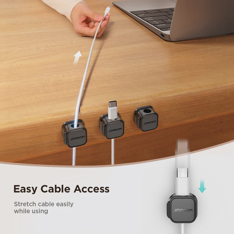 Joyroom Magnetische Kabelclips - Organiseer en Beheer je Kabels