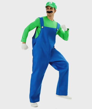 Super Luigi Kostuum Heren & Dames - Compleet Halloween & Carnavalsoutfit