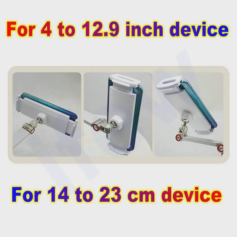 Verstelbare Metalen Standaard voor Tablet & Monitor (4-12.9 inch)