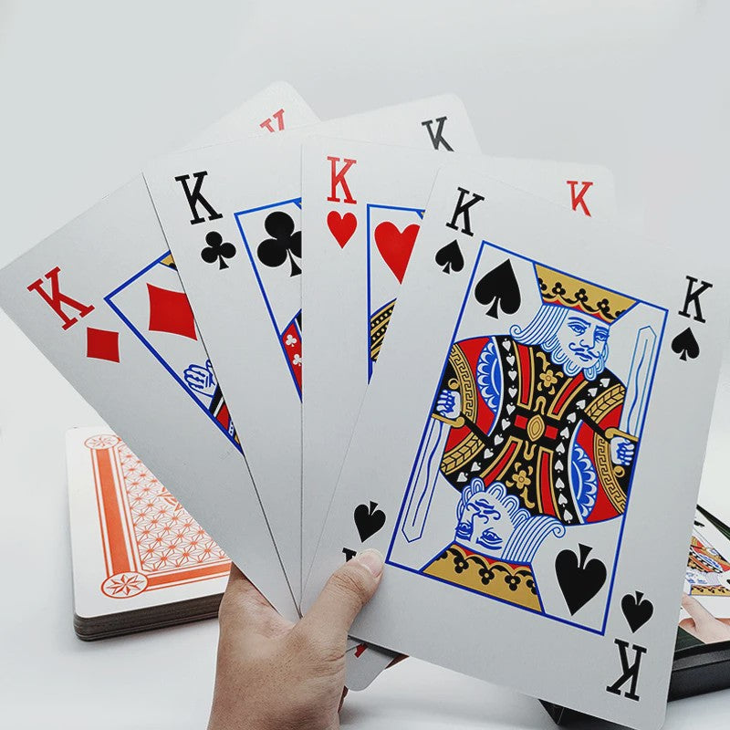 Super Jumbo Speelkaarten - Dubbel Zo Groot - Perfect voor Feestjes en Spellen