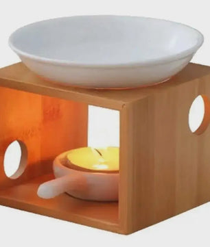 Sfeervolle Aroma Brander & Kaarsenhouder - Mozaïek Design voor Romantische Sfeer