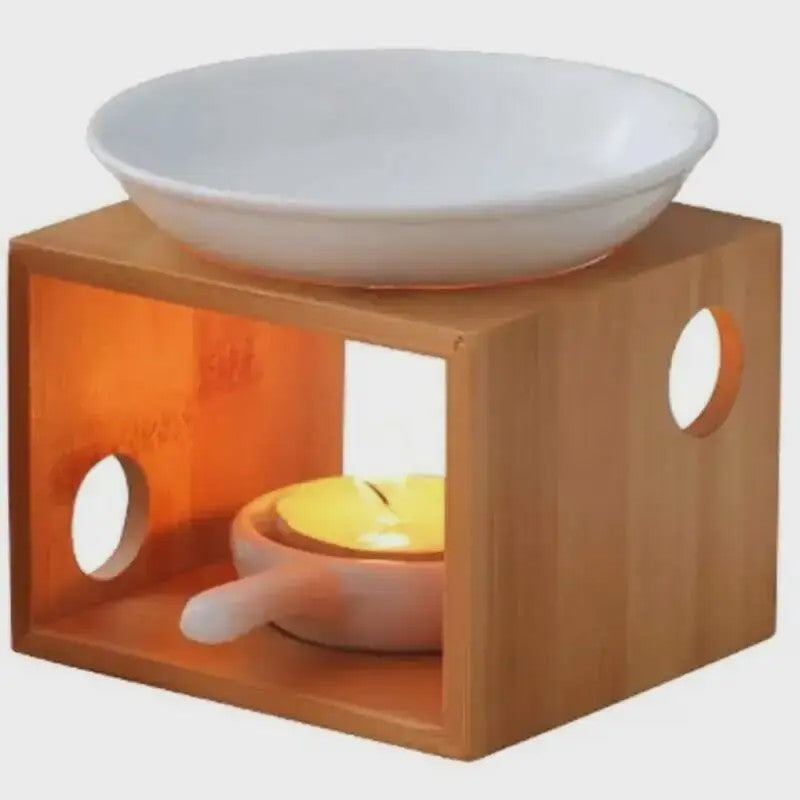 Sfeervolle Aroma Brander & Kaarsenhouder - Mozaïek Design voor Romantische Sfeer