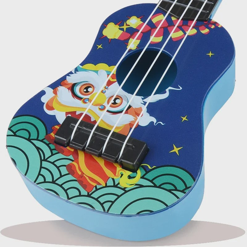 Houten Mini Gitaar Speelgoed met 4 Snaren - Ideaal voor Kinderen en Beginners