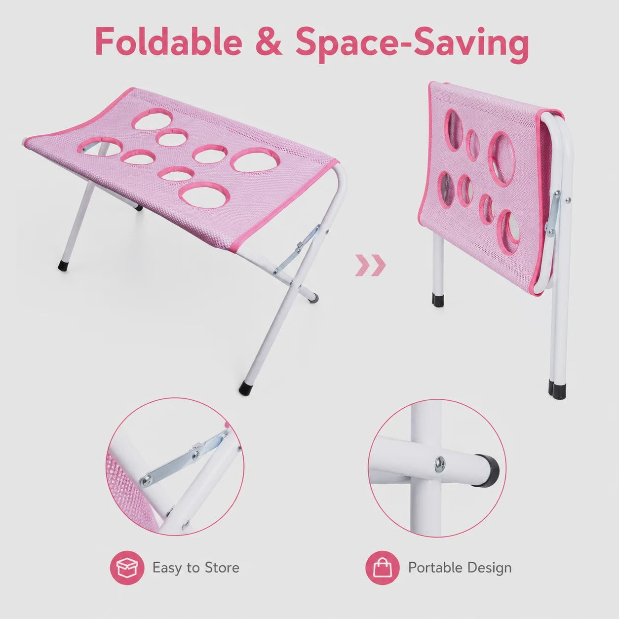 Opvouwbare Honden & Katten Grooming Hammock Stand - Sneldrogend Mesh voor Baden & Nagels Knippen