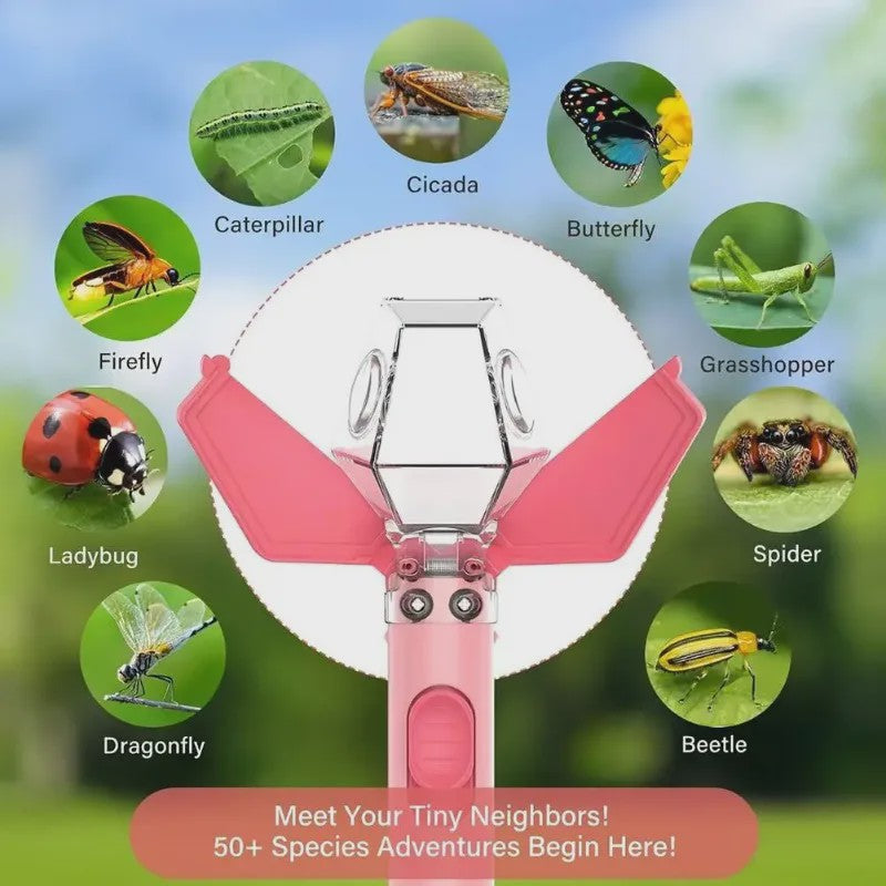 Insectenvanger met Vergrootglas 6X - Veilig Verkennen en Leren in de Natuur