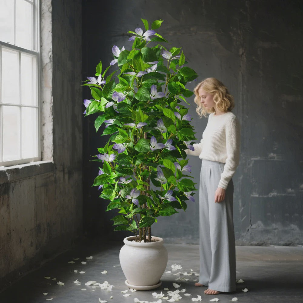 Grote Kunstboom Ficus Magnolia Banyan Nandina - 82-144cm
