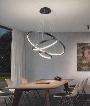 Moderne LED Plafondlamp Kroonluchter - Stijlvol Design voor Woonkamer, Slaapkamer & Eetkamer