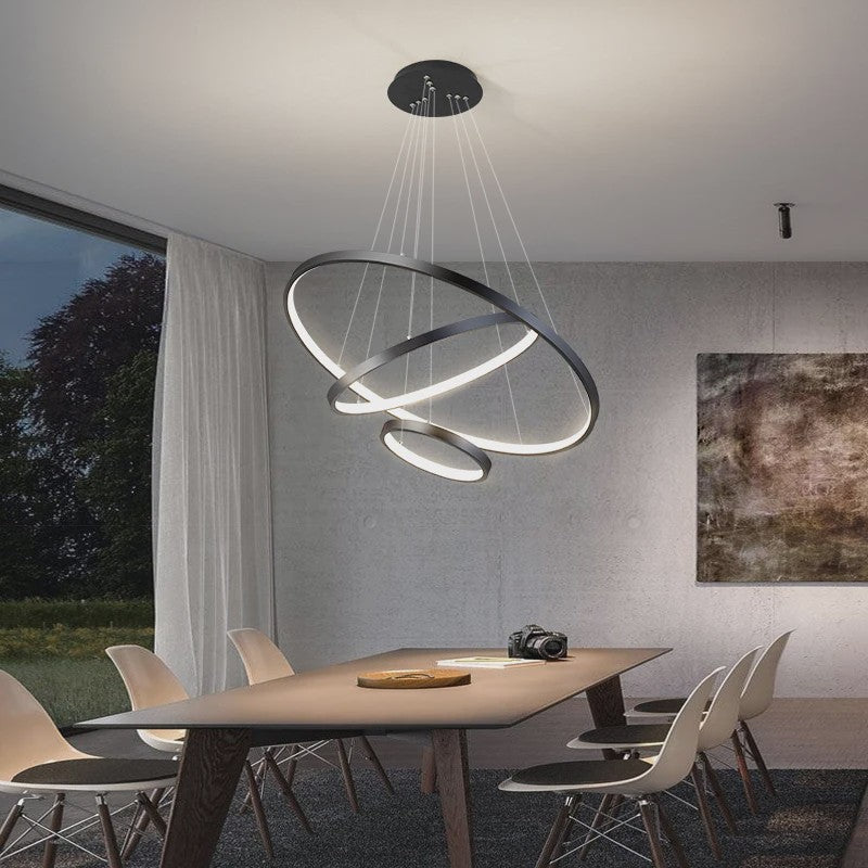 Moderne LED Plafondlamp Kroonluchter - Stijlvol Design voor Woonkamer, Slaapkamer & Eetkamer