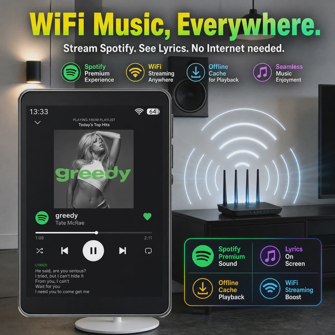 Famue PA03 Android MP3/MP4 Speler - 48GB, WiFi, Lossless Audio & App Downloads