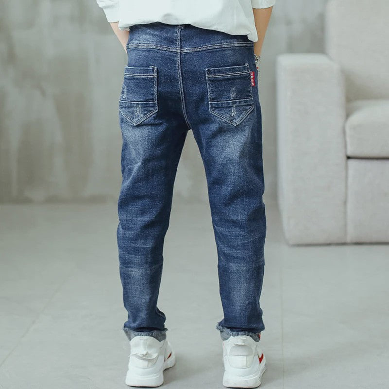 Stoere Slim Fit Jeans voor Jongens | Lente & Herfst | Casual & Trendy | Kindercadeau